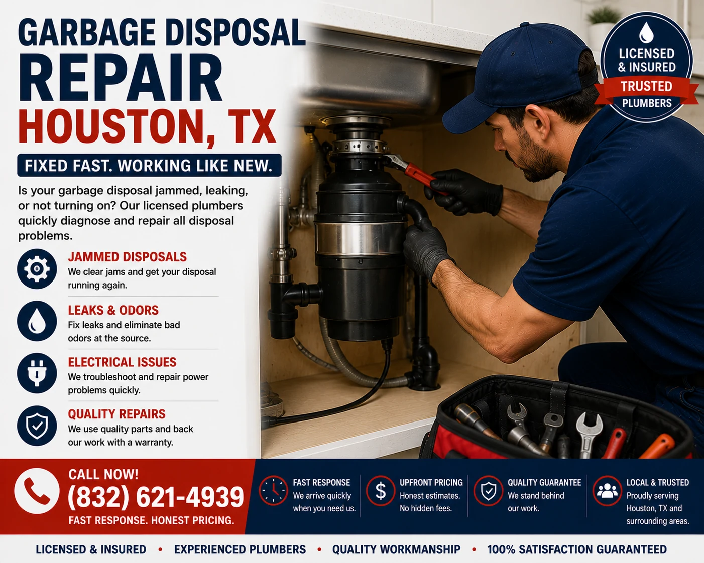 Plumbing services in The Woodlands TX