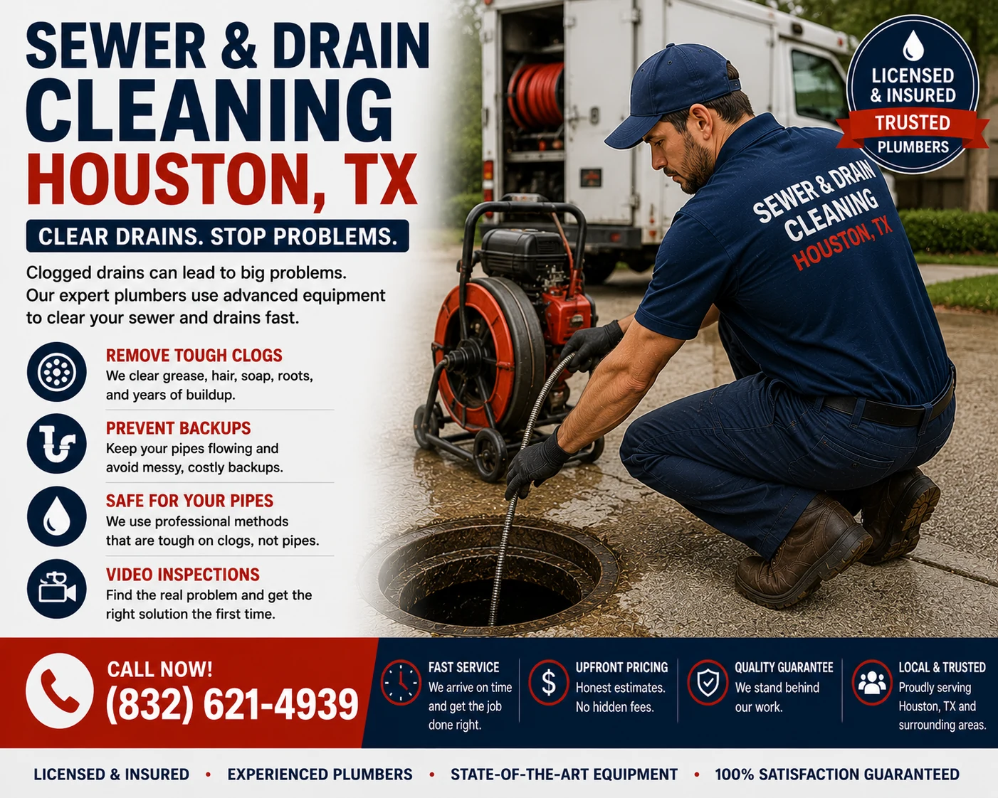 Plumbing services in Missouri City TX
